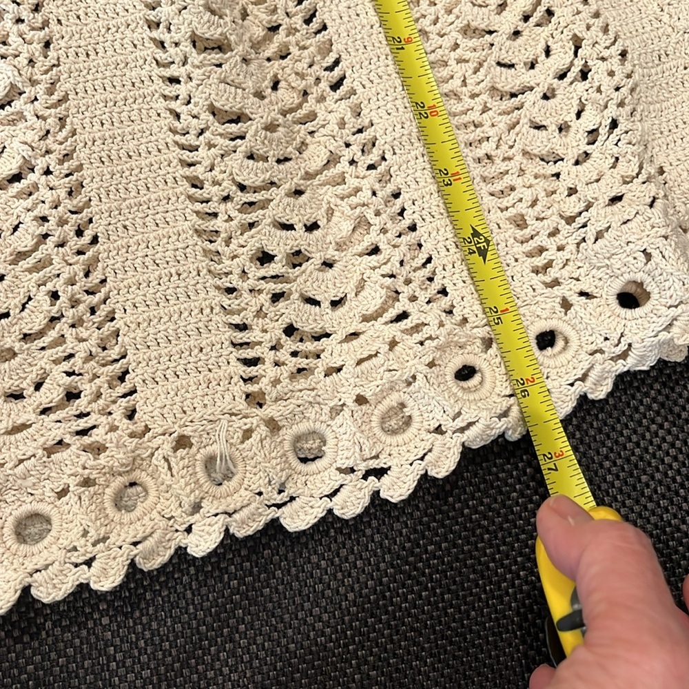 Hand made crochet micro dress - Picture 7 of 7